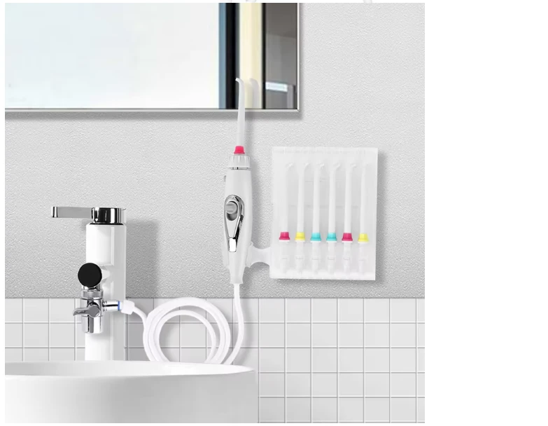 Faucet Oral Irrigator Water Jet For Cleaning Toothpick Teeth Flosser Dental Irrigator Implements Dental Flosser Tooth Cleaner