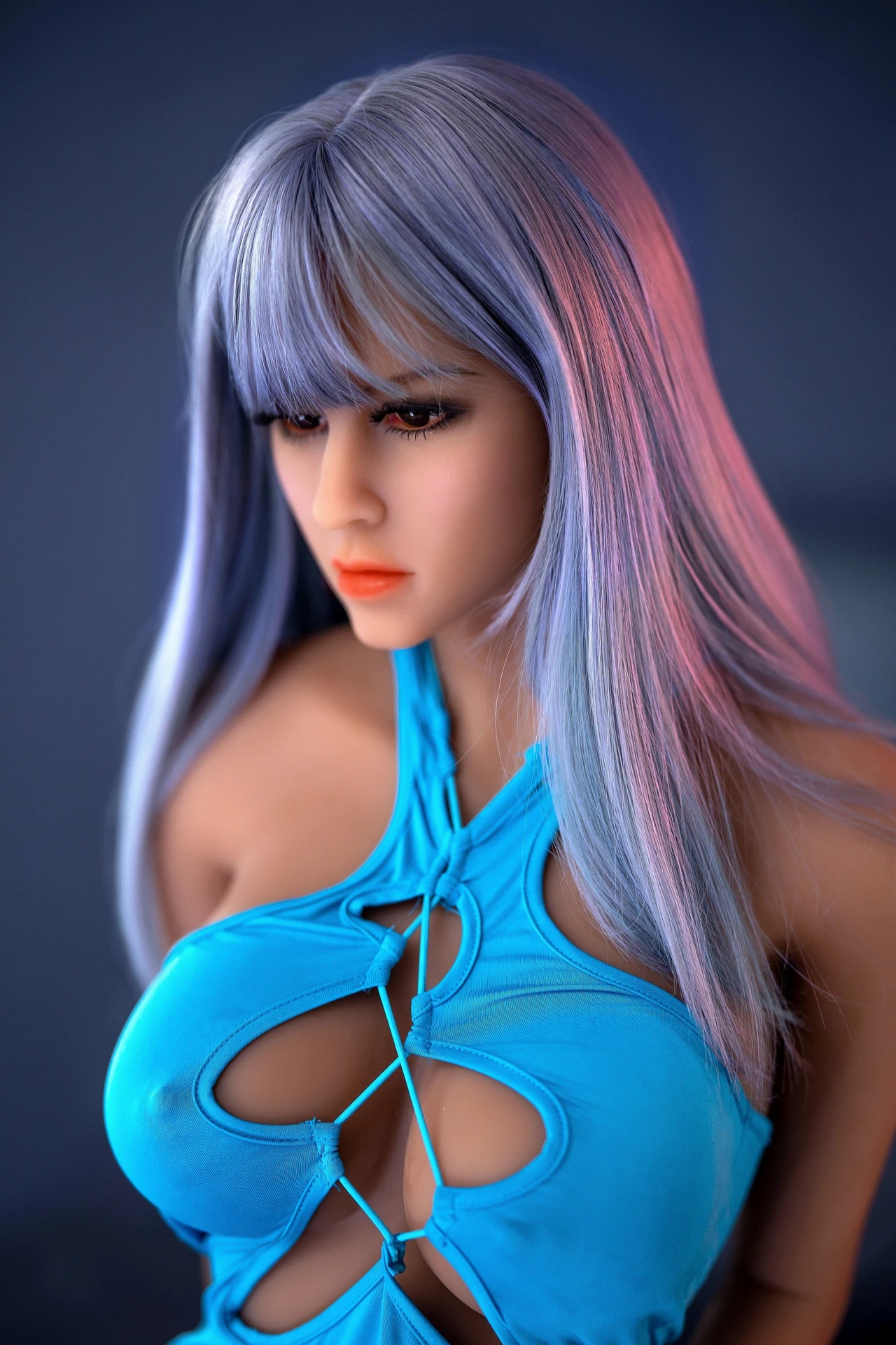 Krystal - Blue Skirt Sex Doll - 158cm/5ft2