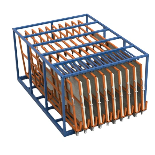 OEM and ODM Sheet Metal Rack Compart Vertical Roll Out Glass Rack