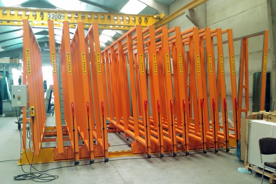 OEM and ODM Sheet Metal Rack Compart Vertical Roll Out Glass Rack