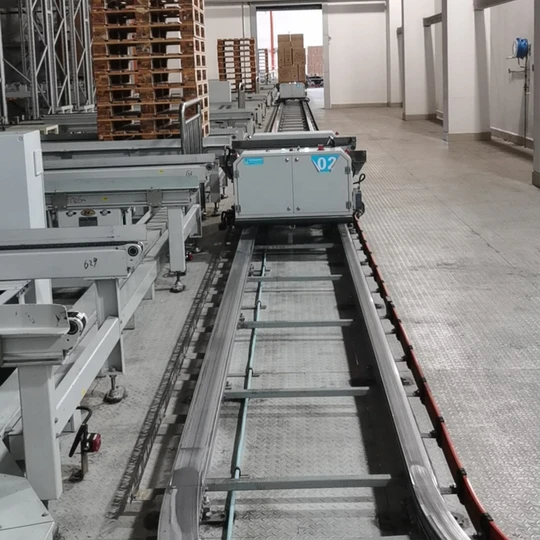 Rail Guided Vehicle Storage ASRS Shuttle Rack System