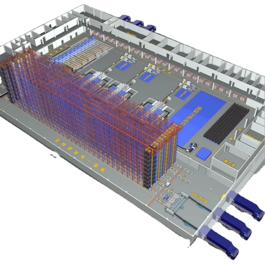Customized Drive in AS/RS Stacker Crane for Smart Warehouse Storage Racking System