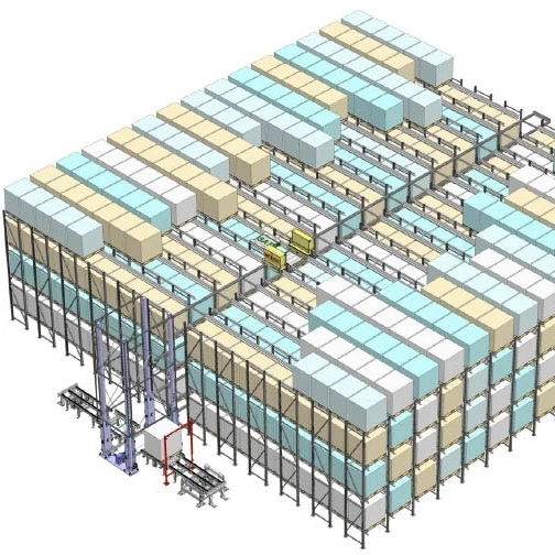 Popular Warehouse Automatic Racks With Stacker Crane