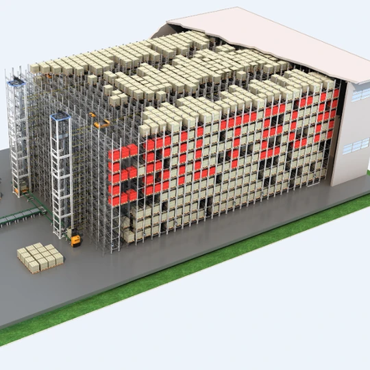 Pallet Shuttle Rack System by Shuttle Car & Satellite Car,Shuttle Carrier for Warehouse Automatic Racking Systems