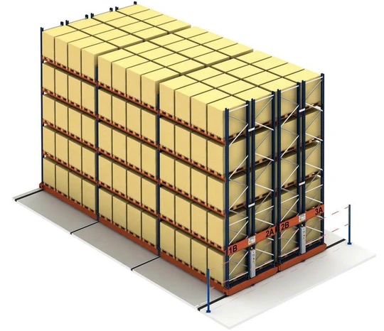  OEM High Density Steel Automatic Electric Movable Racking Warehouse Storage Electrical Motorized Mobile Racking System