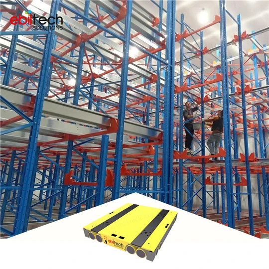ASRS Four Way Shuttle Heavy Duty Higher Automation Warehouse Storage for Shuttle Racking