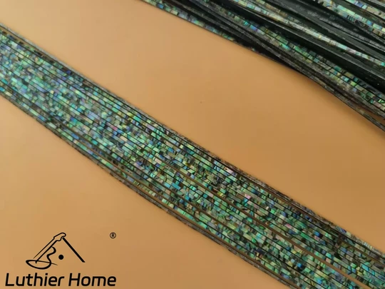 6*Strings AAA grade Green Abalone Flexible Inlay Purfling  / Flexiable