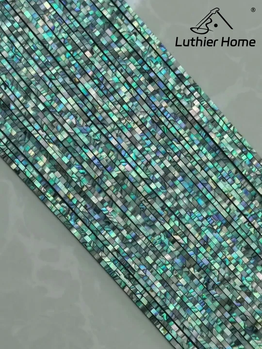 6*Strings Royal Grade Green Abalone Flexible Inlay Purfling/ Flexiable