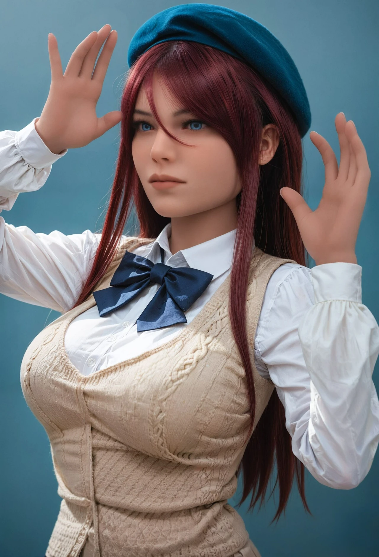 Courtney Howarth   AI Red Hair Big Breast Schoolgirl Sex Doll