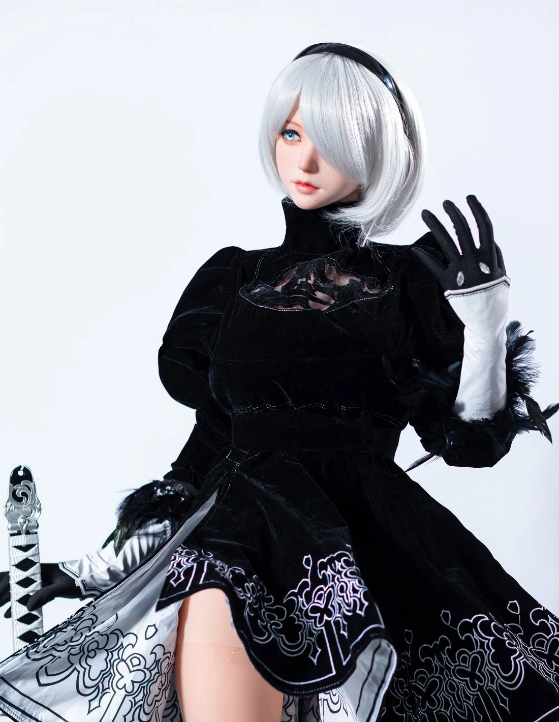 2B   NieR: Automata Celebrity 2B Hentai Anime Sex Doll With Silicone Head