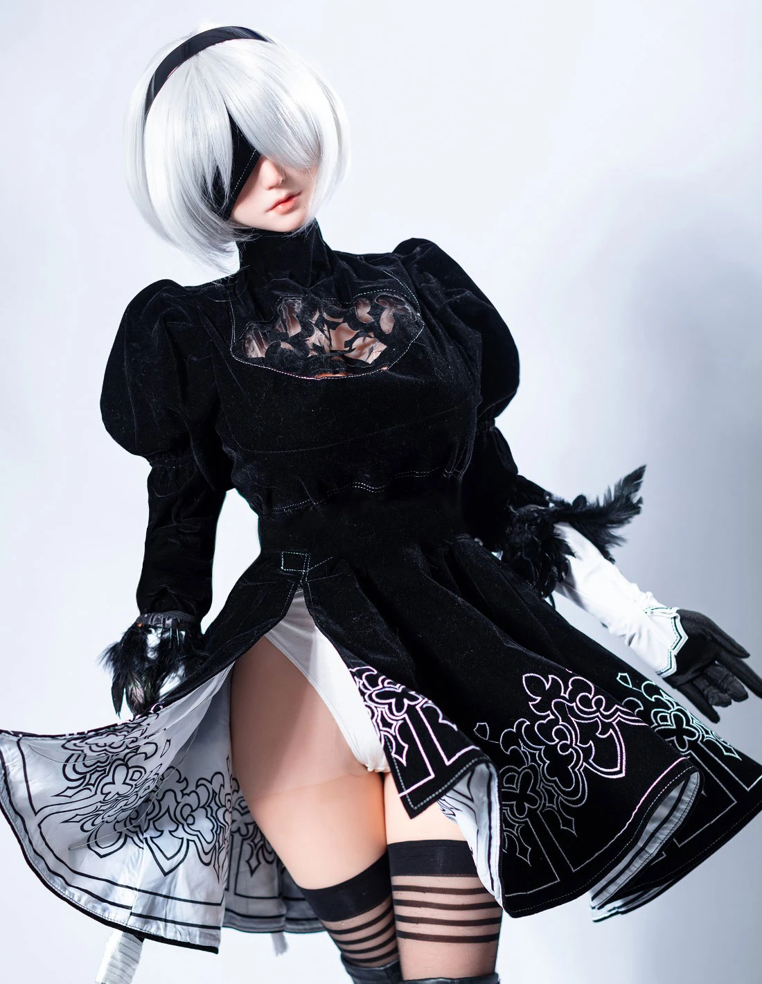 2B   NieR: Automata Celebrity 2B Hentai Anime Sex Doll With Silicone Head