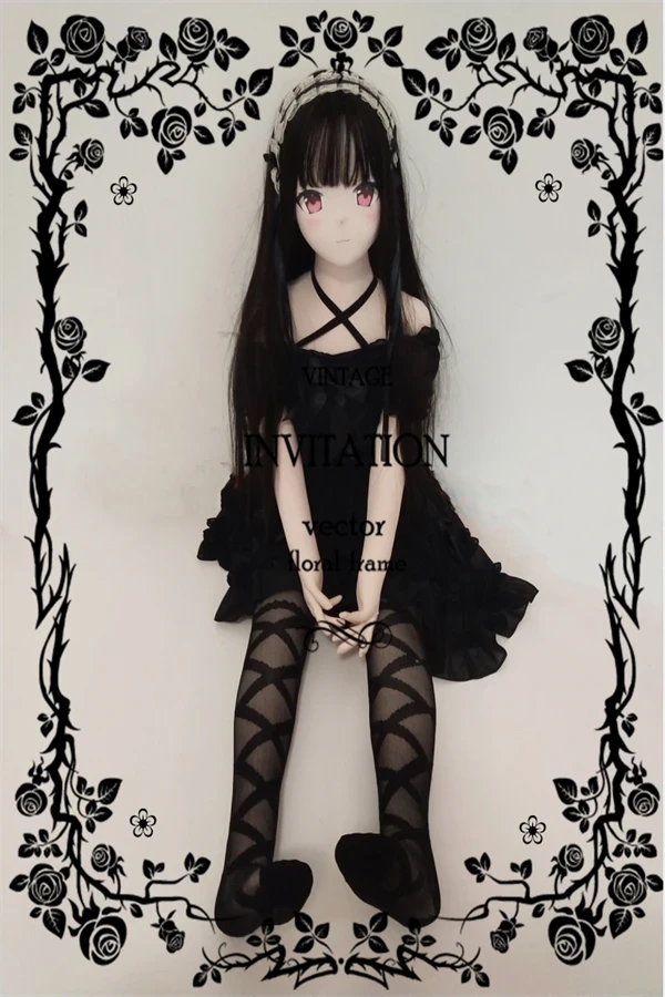 Lotalis   Black Long Hair Lolita Cute Plush Sex Doll