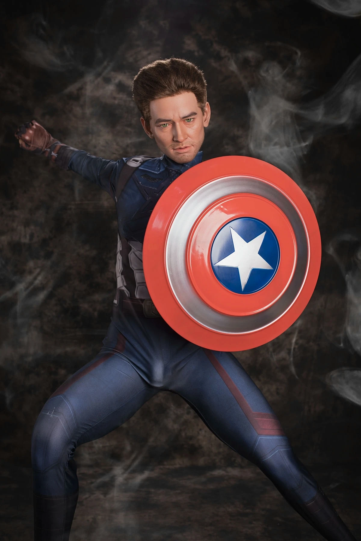 Bertrand   Captain America Male Sex Doll