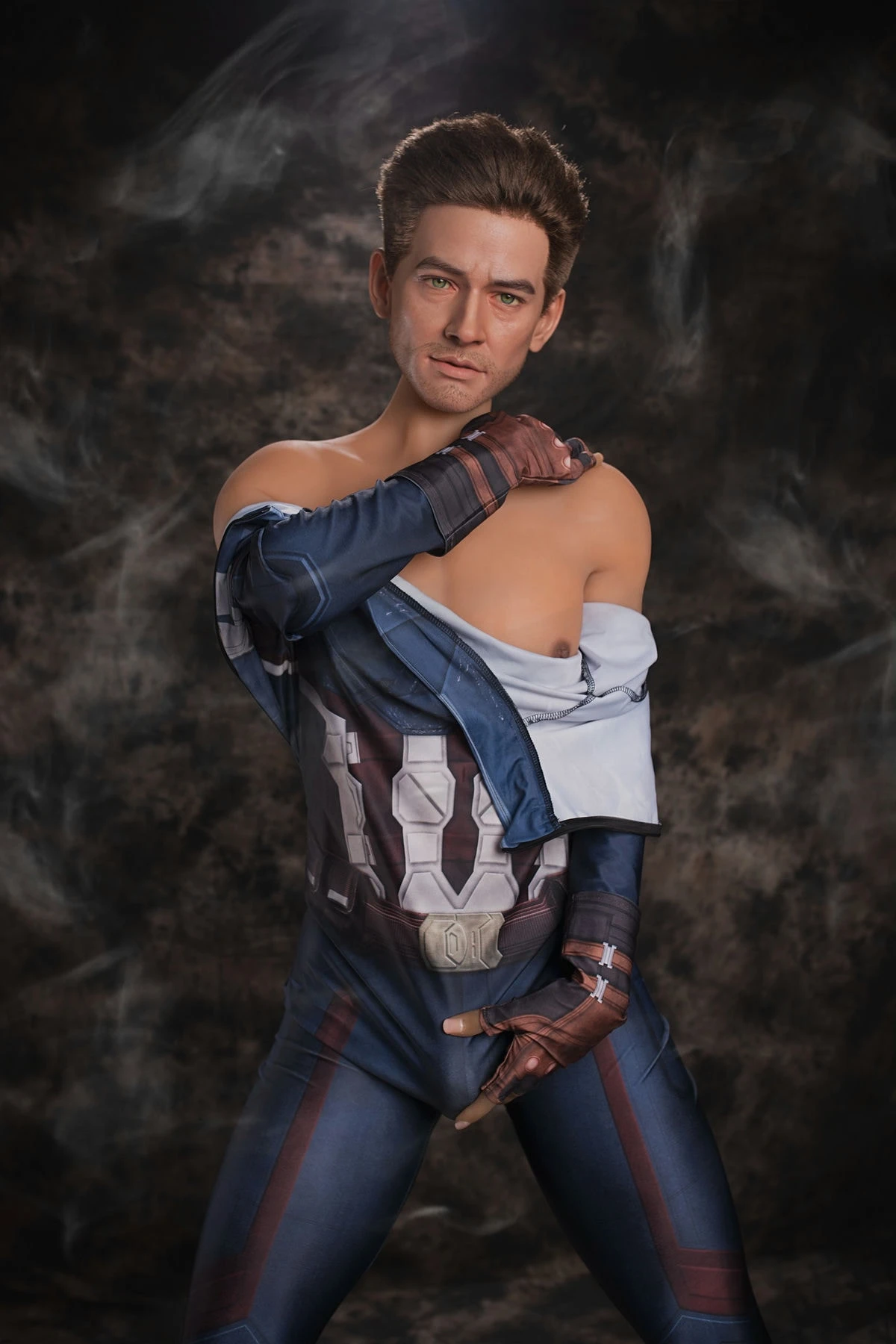 Bertrand   Captain America Male Sex Doll