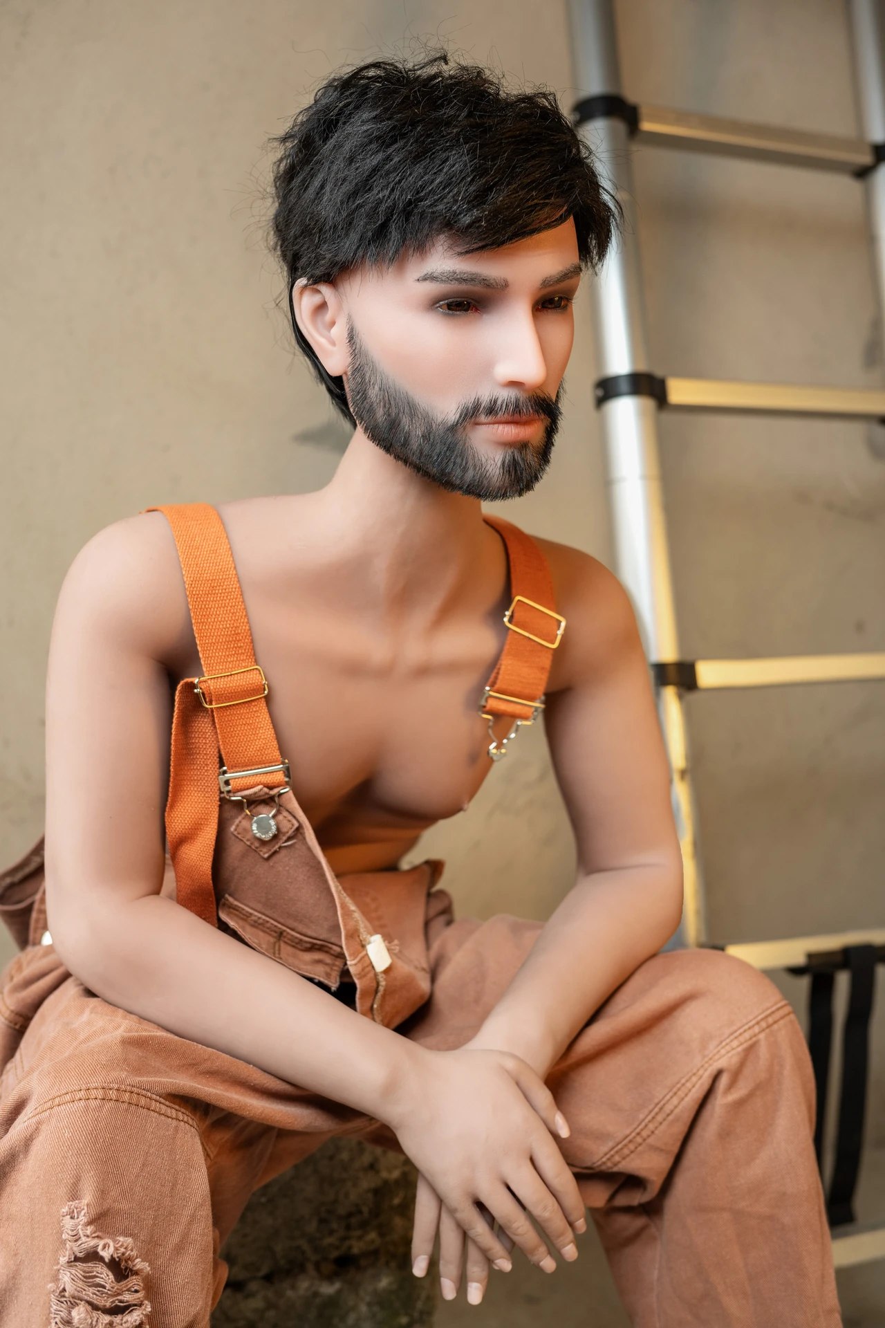 Donnell   Lifesize Male Sex Doll with Silicone Head