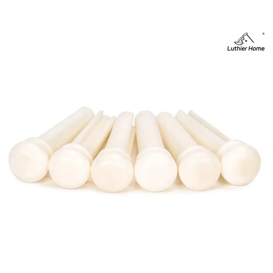 6Pcs Ivory Real Cow Bone Pins