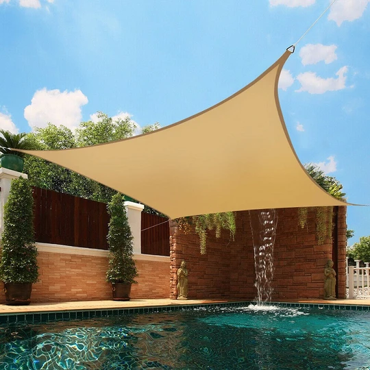 3x3m Waterproof Triangle Shade Sail