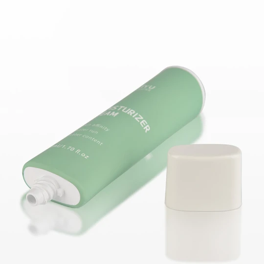 K301201-D30mm Oval Head Plastic Tube with Screw-on Cap