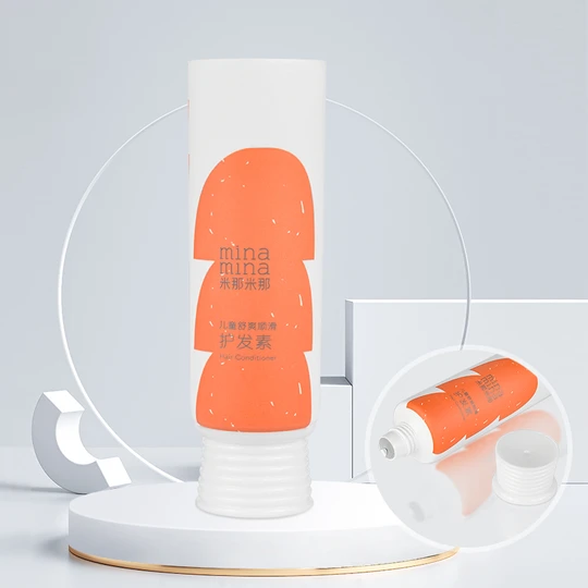 K300206-D30mm Flat Head Plastic Tube with Screw Cap