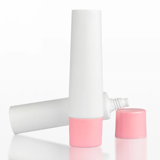 K300602-D30mm Oval Head Plastic Tube with Screw-on Cap