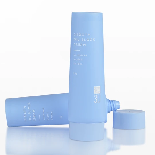 K300802-D30mm Oval Head Plastic Tube with Screw-on Cap