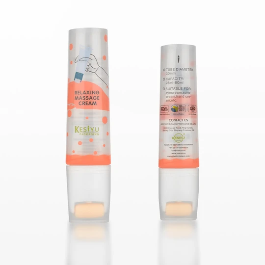 K301003-D30mm Silicone Massage Head Tube with snap cap