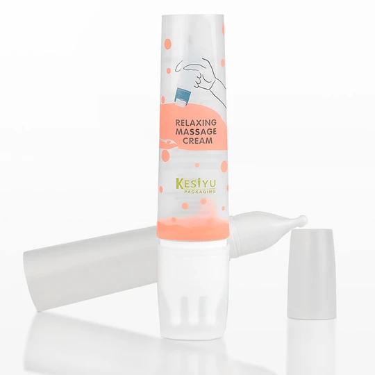 K301005-D30mm Wide Plastic Massage Head Tube with snap cap