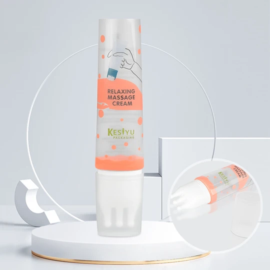 K301005-D30mm Wide Plastic Massage Head Tube with snap cap