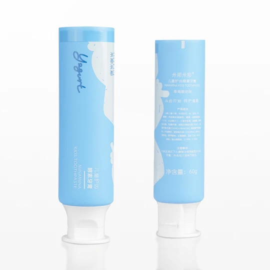 K350302-D35mm Flat Head Plastic Tube with Flip-top Cap