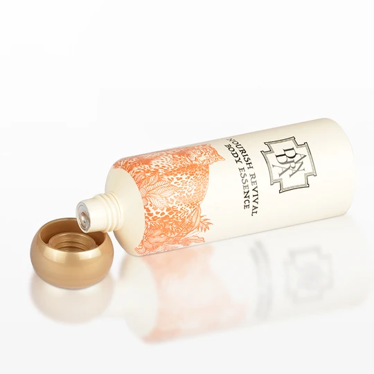 K350203-D35mm Flat Head Plastic Tube with Screw On Cap