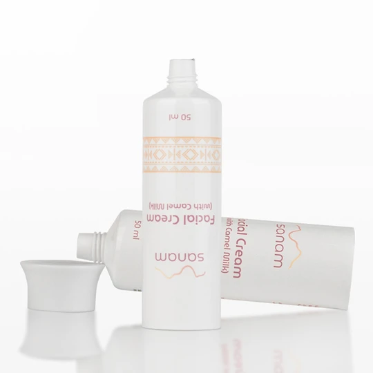 K350206-D35mm Flat Head Plastic Tube with Screw On Cap