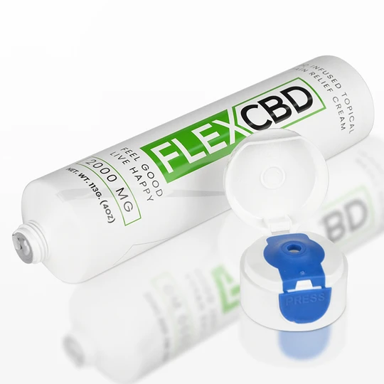 K400105-D40mm Flat Head Tube with Flip-top Cap