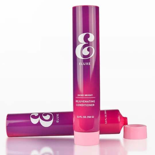 K400107-D40mm Flat Head Plastic Tube with Screw On Cap