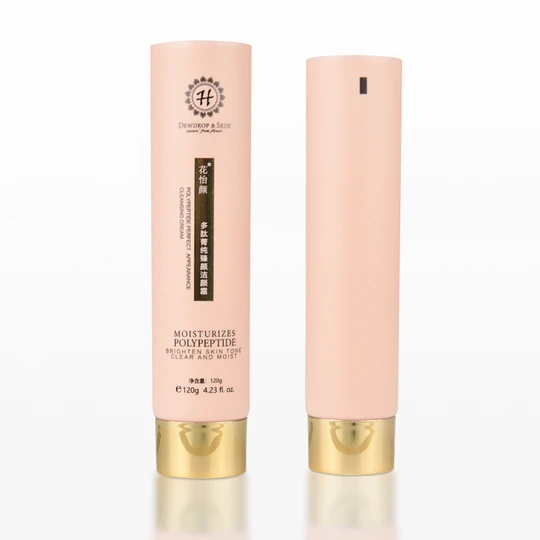 K400209-D40mm Flat Head Plastic Tube with Screw On Cap