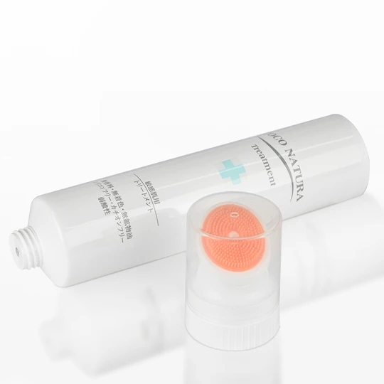 K500112-D50mm Brush Massage Head Tube with snap cap