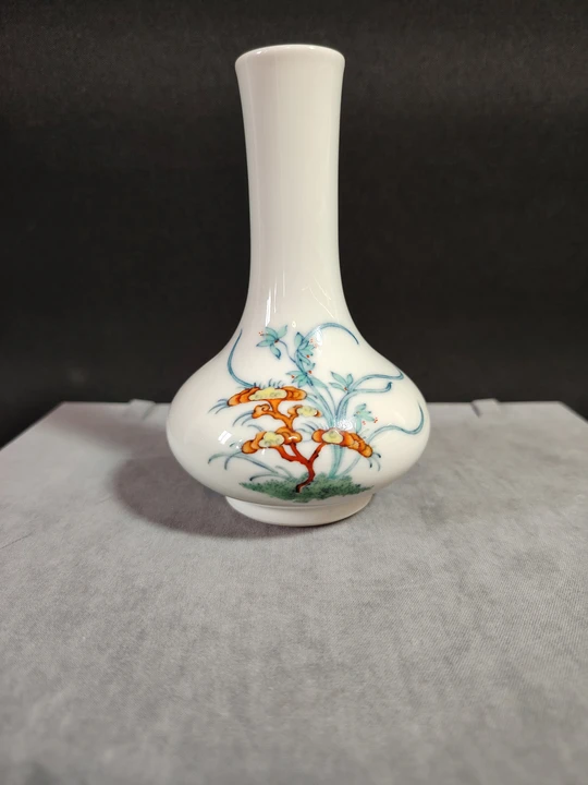 Qing Dynasty Doucai Pine, Bamboo, and Plum Blossom Vase