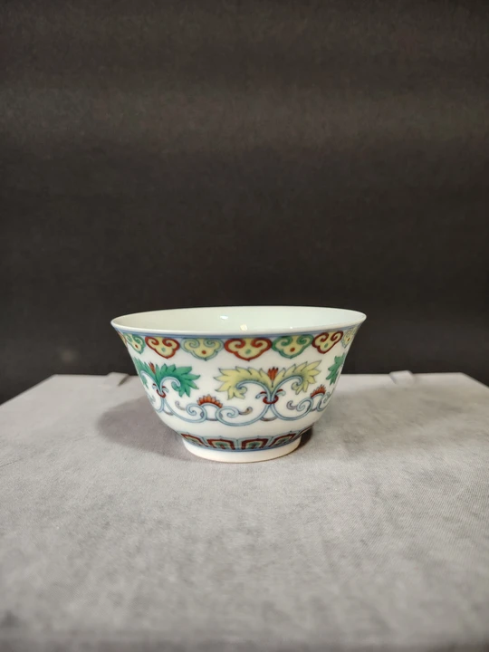 Doucai Ruyi Scepter Cup