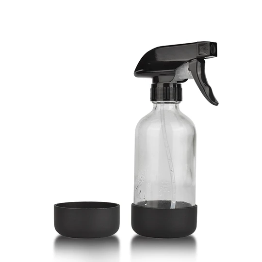 Glass Bottle with trigger spray pump