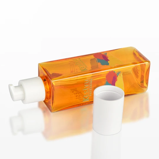 Square PET bottle with lotion Pump 