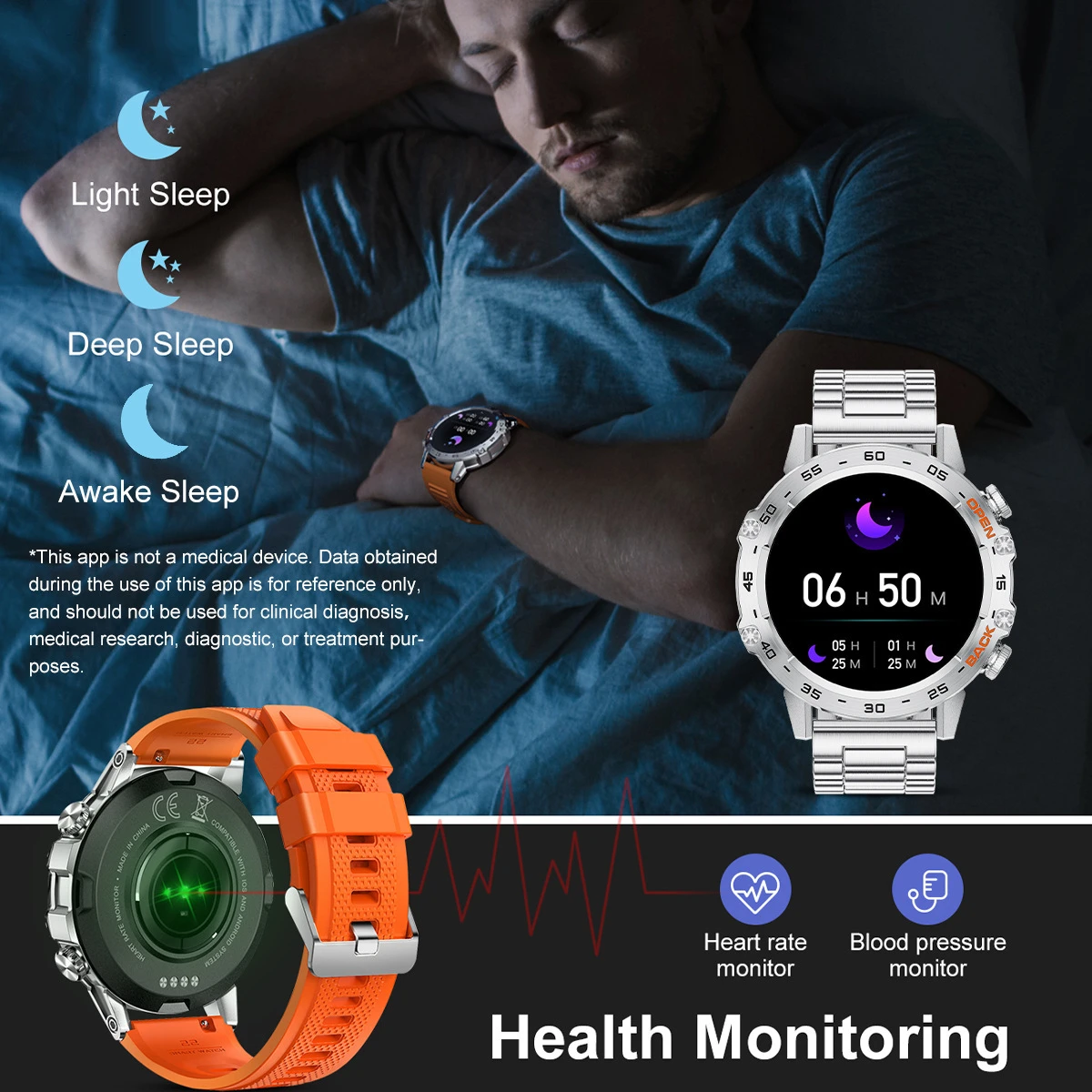 k52 Outdoor Sport Smart Watch(Black)