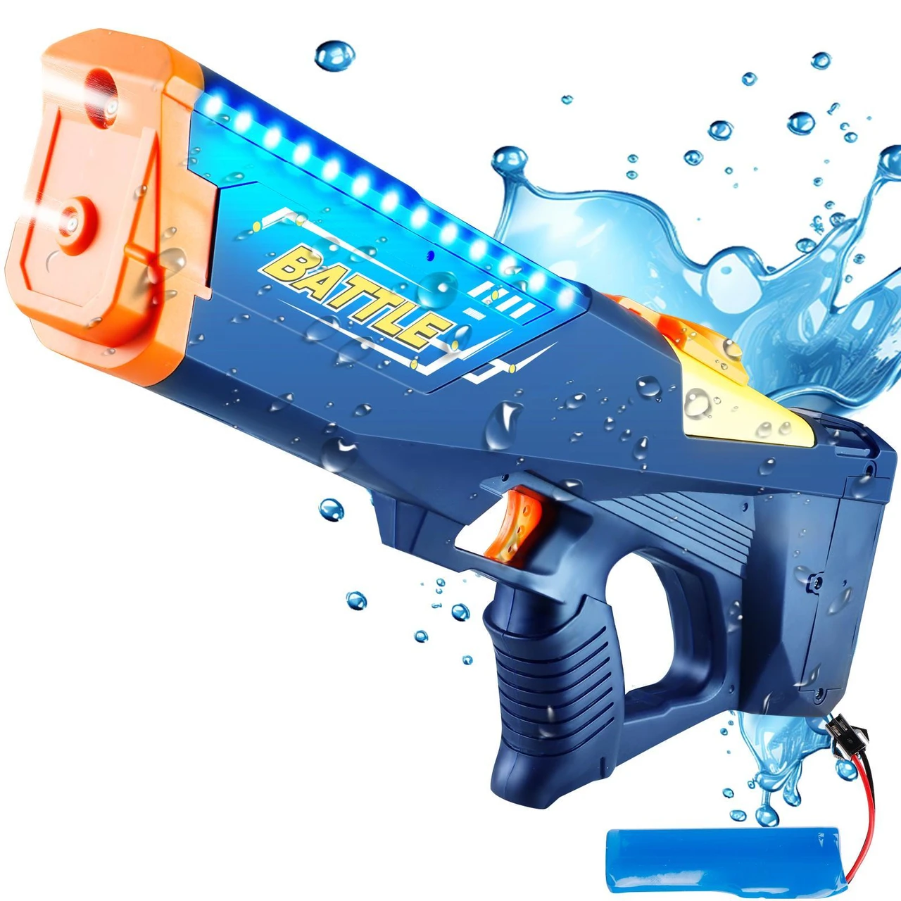 Automatic Water Blaster Toy – Electric Rechargeable Soaker Blaster for Kids & Adults, Ideal for Pool Battles and Summer Water Play