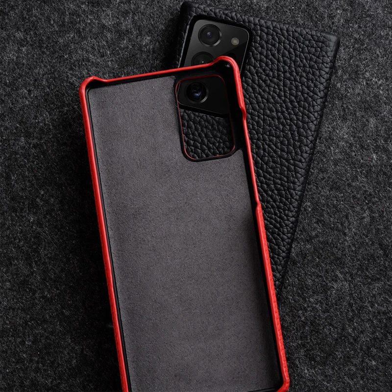 For Samsung Galaxy S Series Genuine Leather Lux Texture Case