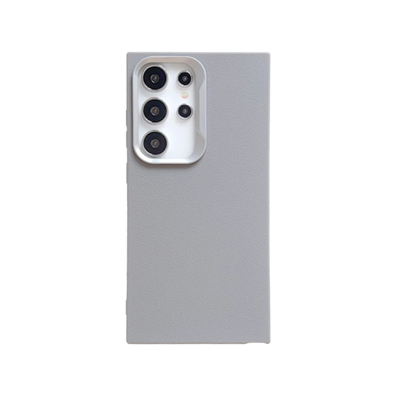 For Samsung Galaxy S Series Minimalist Soft Leather Texture Phone Case