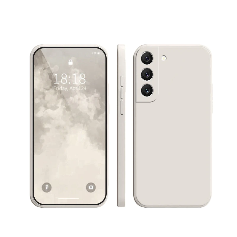 For Samsung Galaxy S Series Liquid Silicone Soft Phone Case