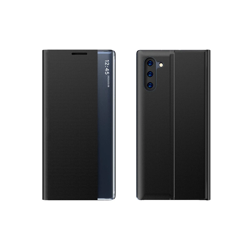 For Samsung Galaxy S Series Smart Window Flip Leather Case with Stand