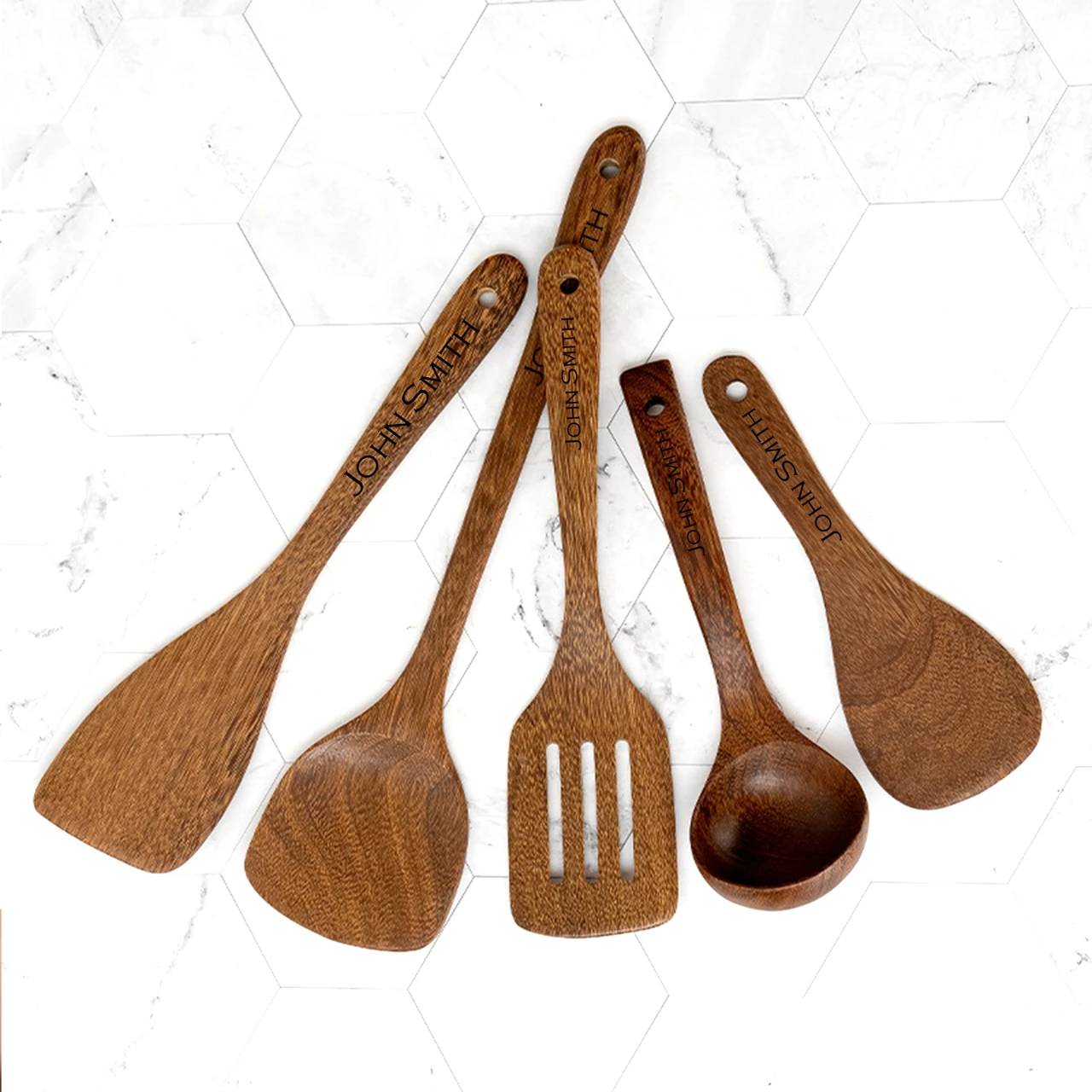 For DIY Personalized Wood Spatula Set Chicken Wing Wood Eco Cookware