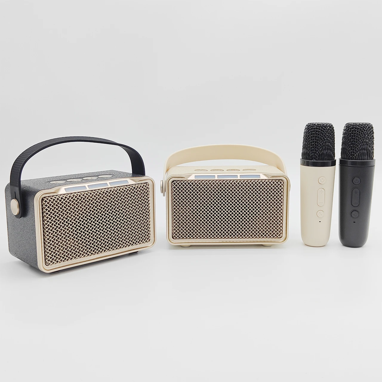 Retro Portable Bluetooth Speaker Mini HiFi Stereo with FM Radio