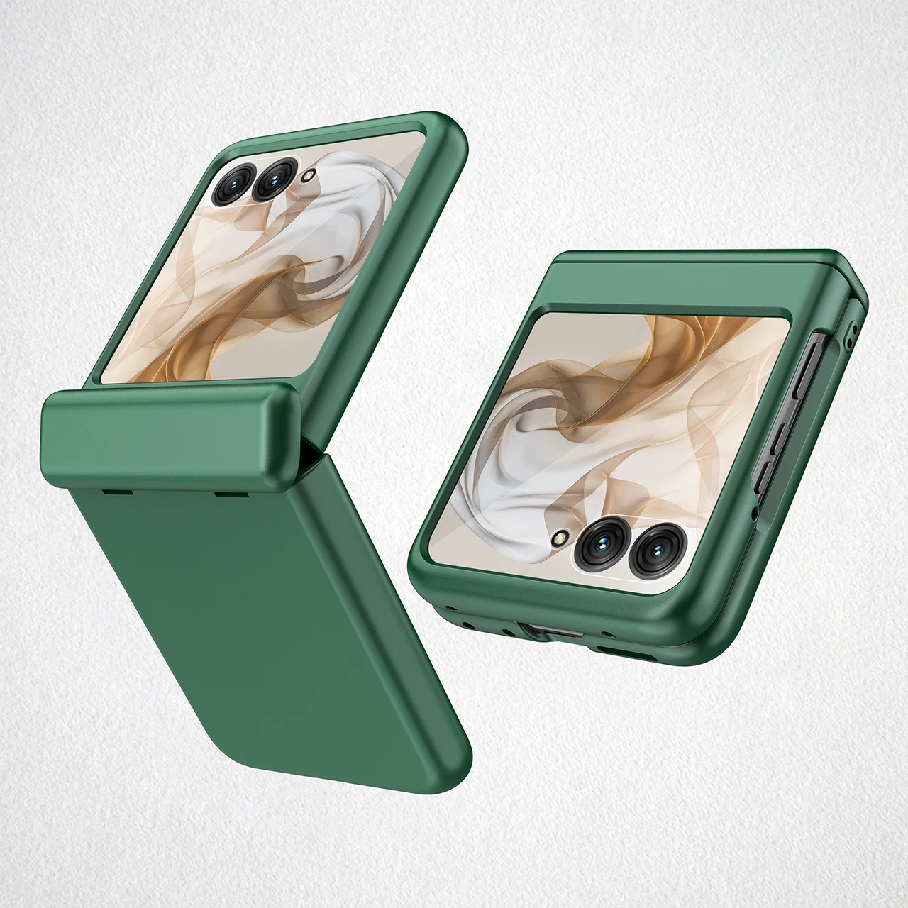 For Motorola Razr 50 Glossy Enamel Case Slim AntiScratch Shockproof Cover