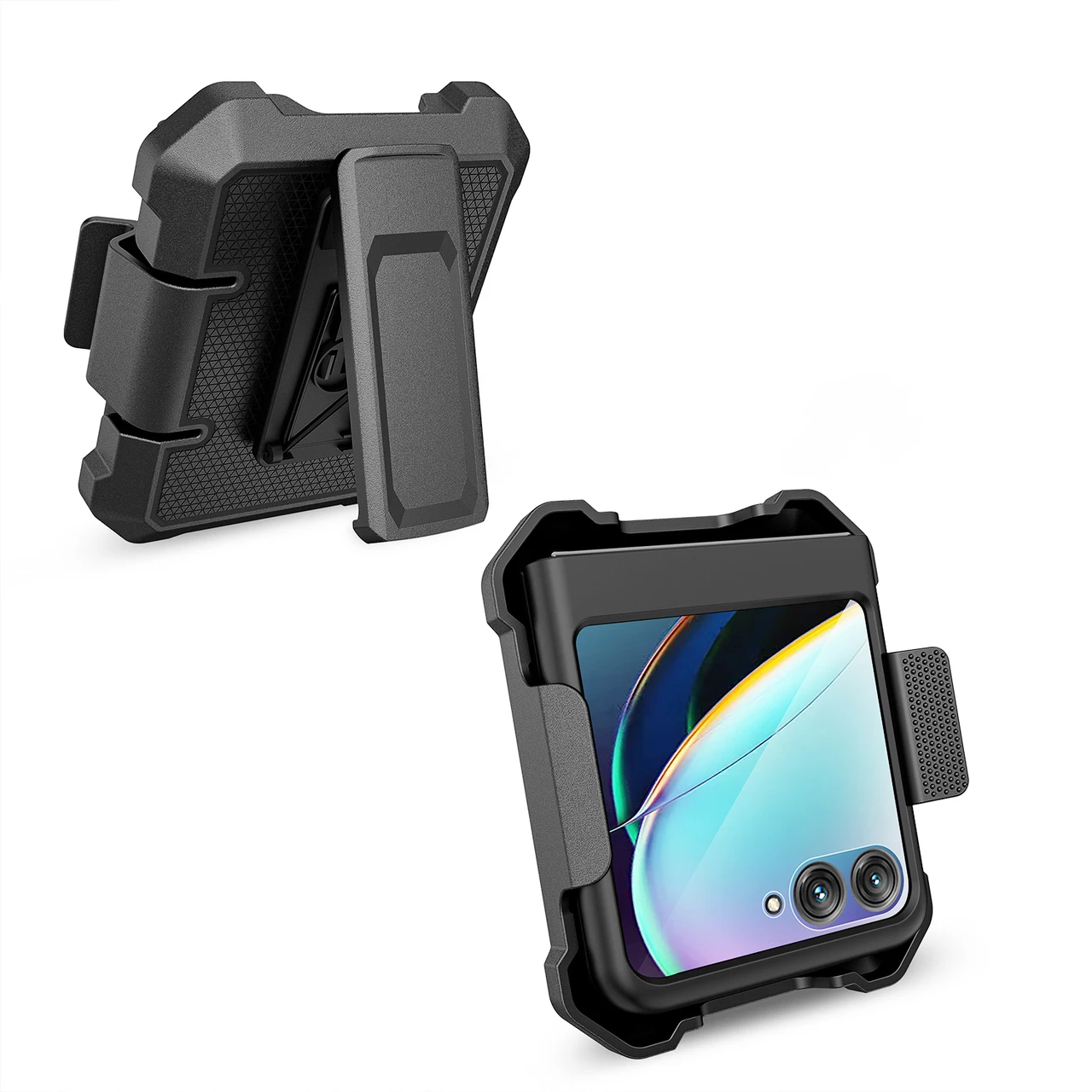 For Motorola Razr 50 Series Universal Back Clip Foldable Phone Holster