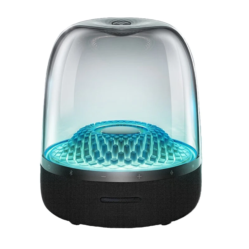 HMKD 4th HIFI Desktop Bluetooth Speaker with Subwoofer and LED Light